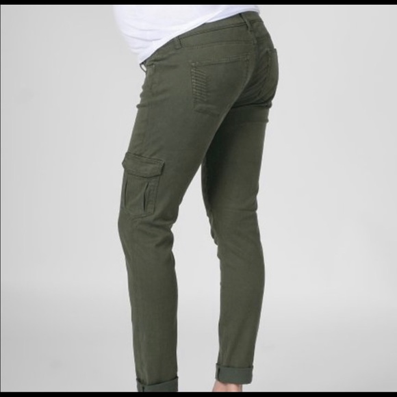 Paige Denim Layne Maternity Cargo Pants size 33 - Picture 2 of 7